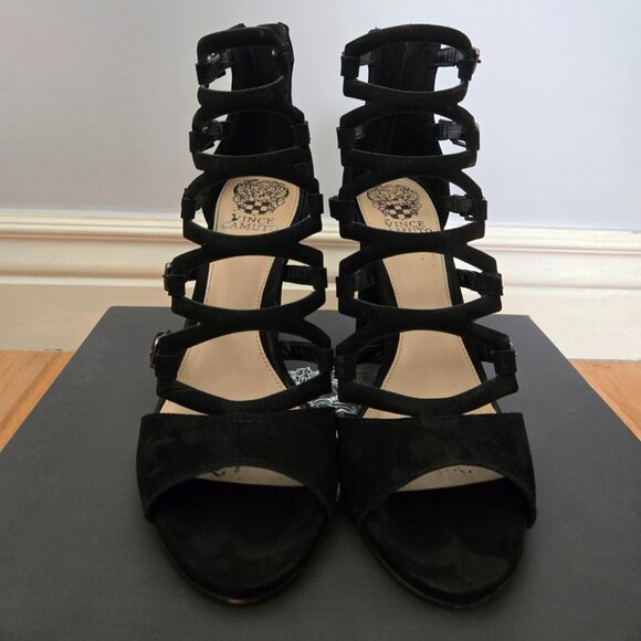 Vince Camuto Black Ravina Heels - Picture 4 of 8